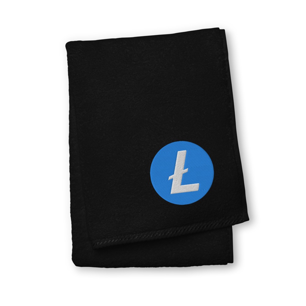 Litecoin Towel Black Zeroconfs Bitcoin