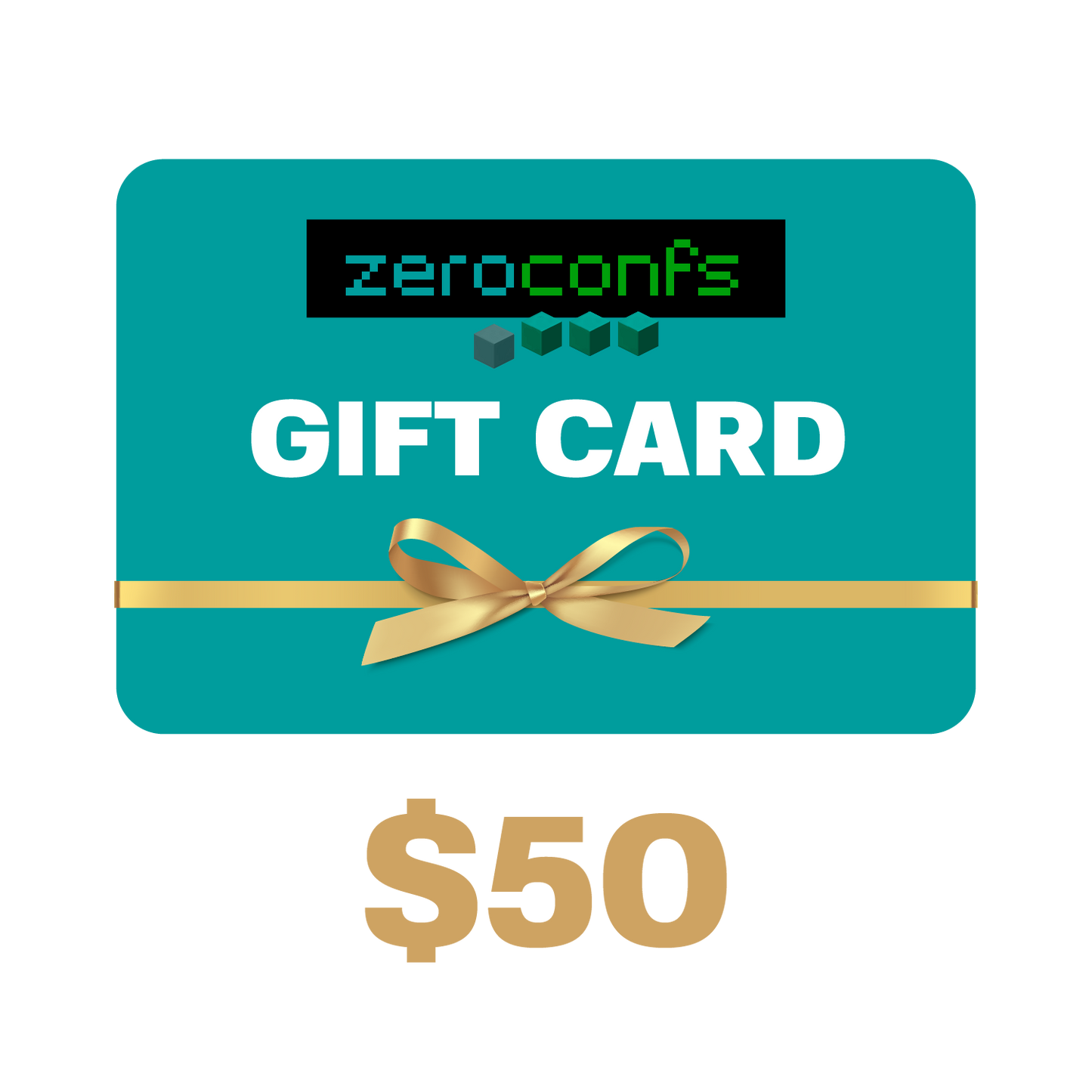 Gift Card Gift Cards zeroconfs $50 USD  