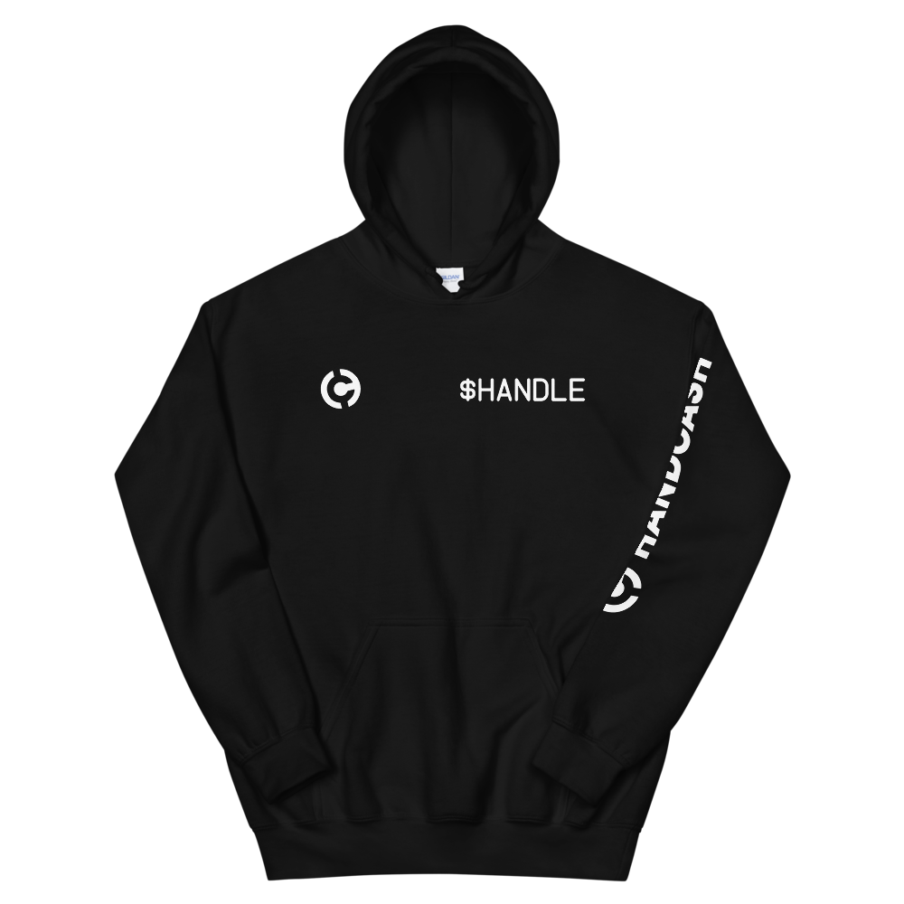 HandCash Official Customizable Hooded Sweatshirt provider-zakeke-product HandCash Black S 
