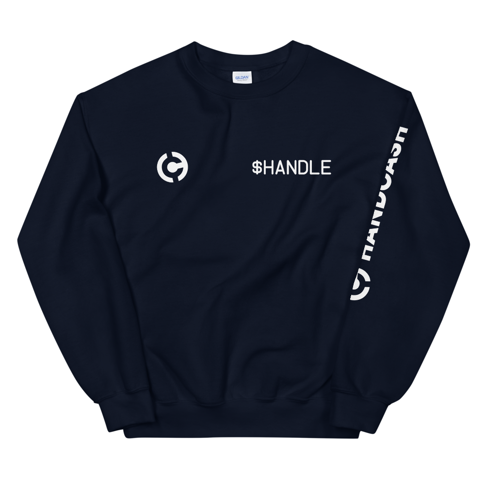 HandCash Official Customizable Sweatshirt provider-zakeke-product HandCash Navy S 