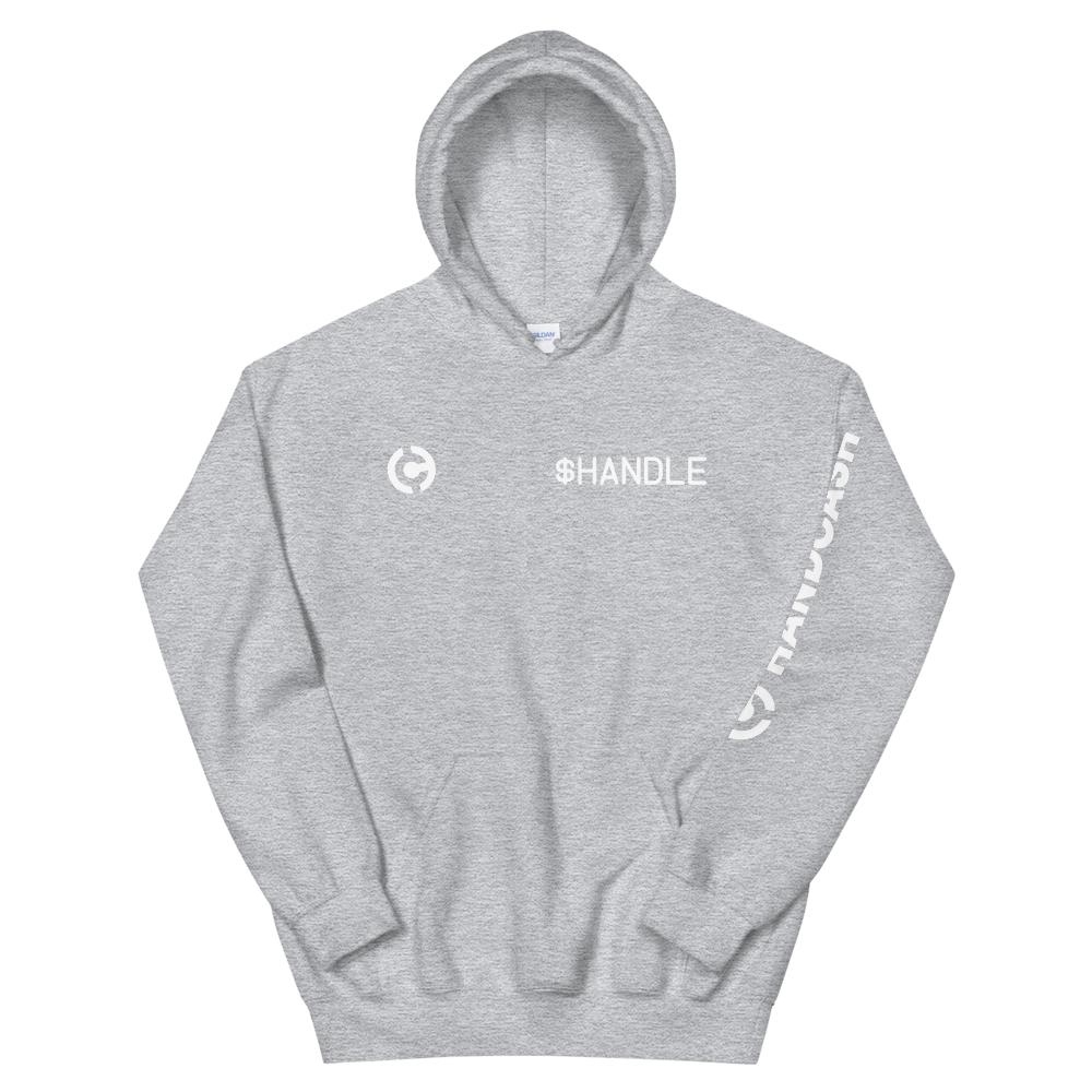 HandCash Official Customizable Hooded Sweatshirt provider-zakeke-product HandCash Sport Grey S 