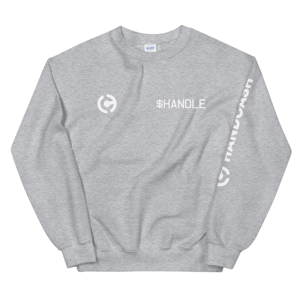 HandCash Official Customizable Sweatshirt provider-zakeke-product HandCash Sport Grey S 
