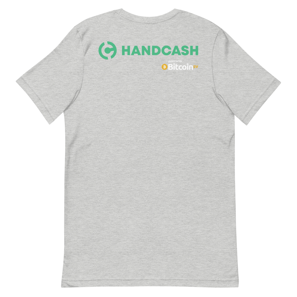 HandCash Official Customizable Short-Sleeve T-Shirt provider-zakeke-product HandCash   