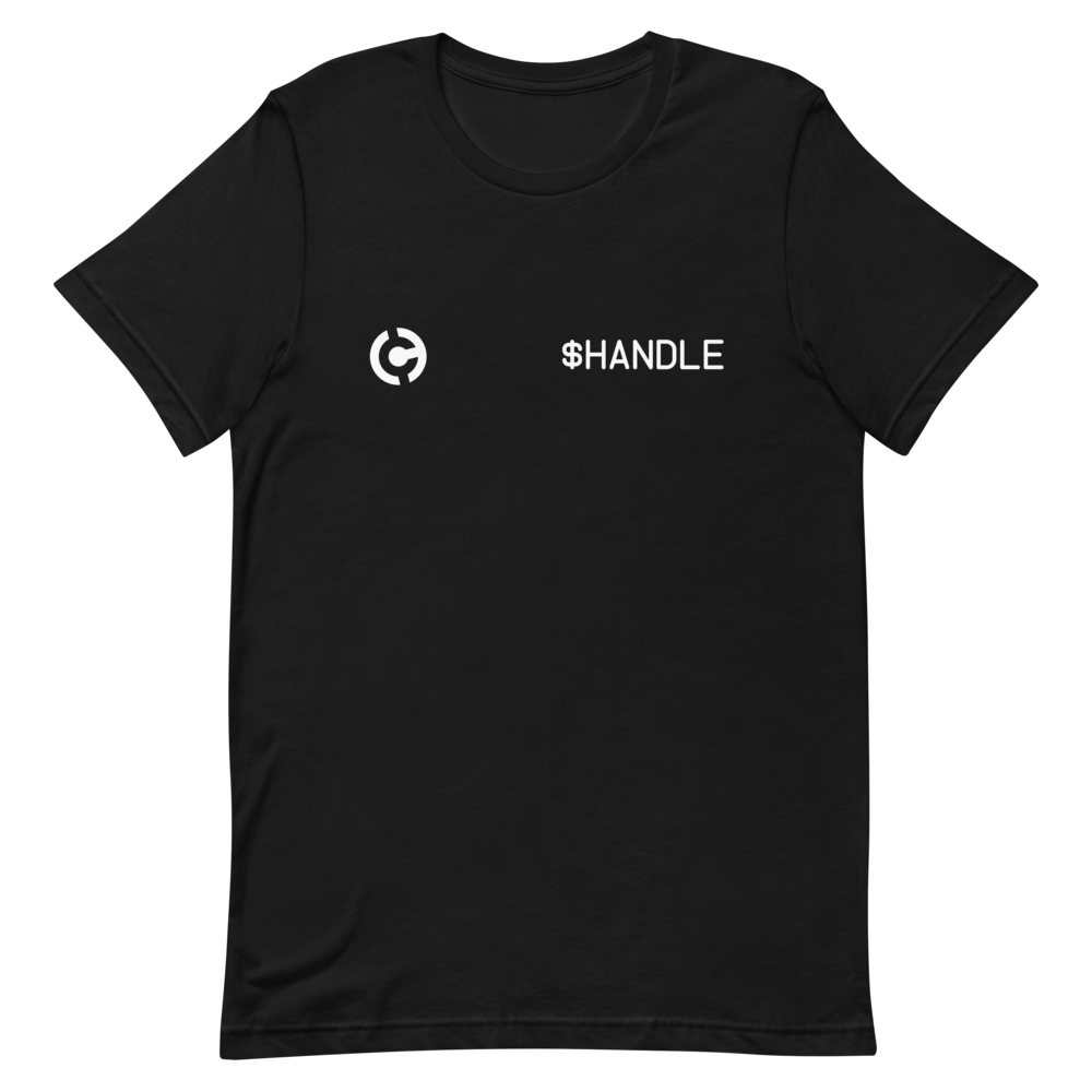 HandCash Official Customizable Short-Sleeve T-Shirt provider-zakeke-product HandCash Black S 