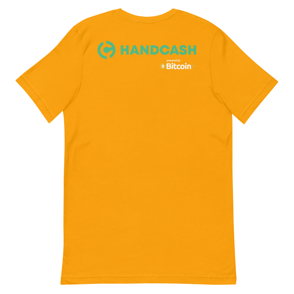 HandCash Official Customizable Short-Sleeve T-Shirt provider-zakeke-product HandCash   