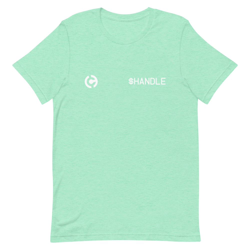 HandCash Official Customizable Short-Sleeve T-Shirt provider-zakeke-product HandCash Heather Mint S 