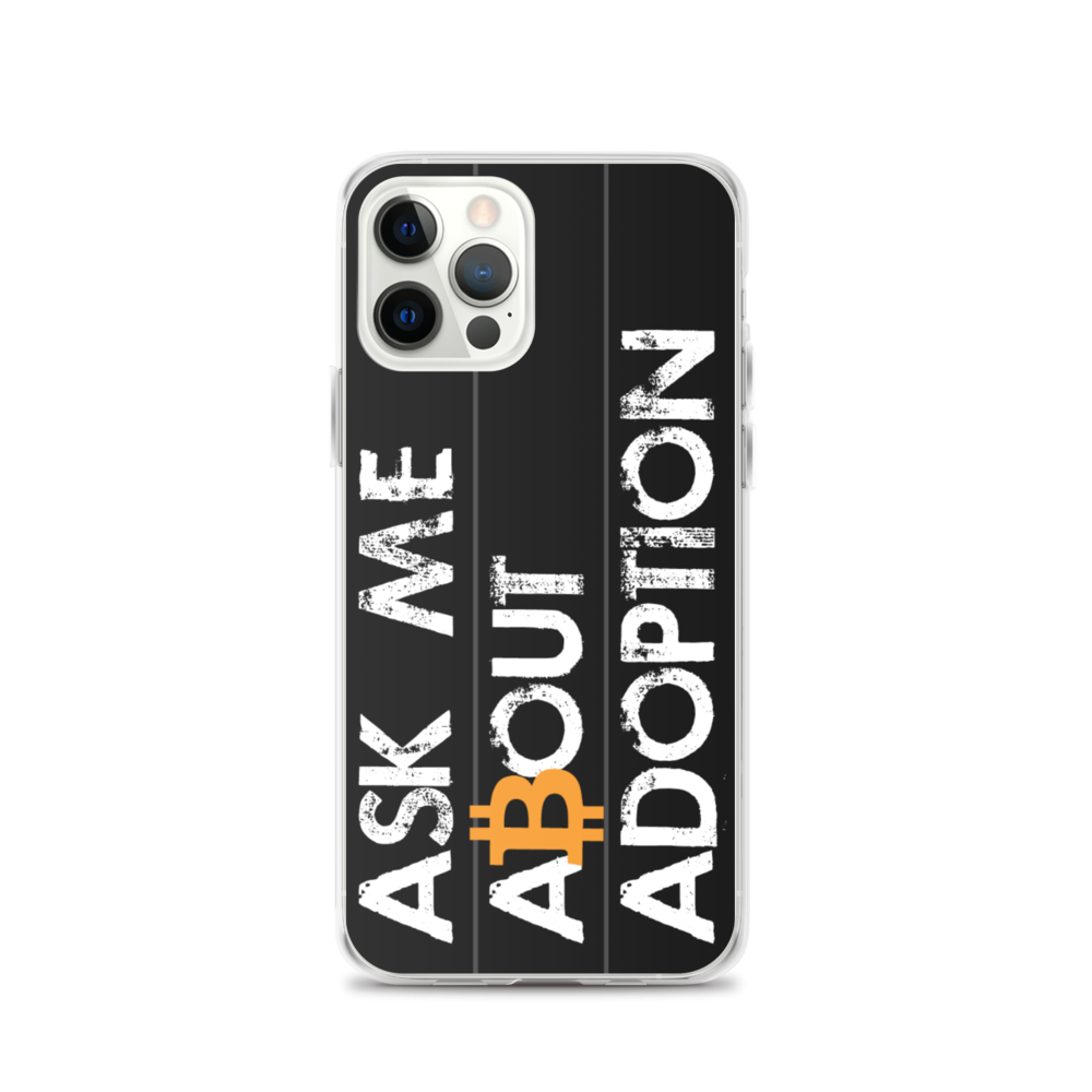 Ask Me About Adoption Bitcoin iPhone Case  zeroconfs iPhone 12 Pro  