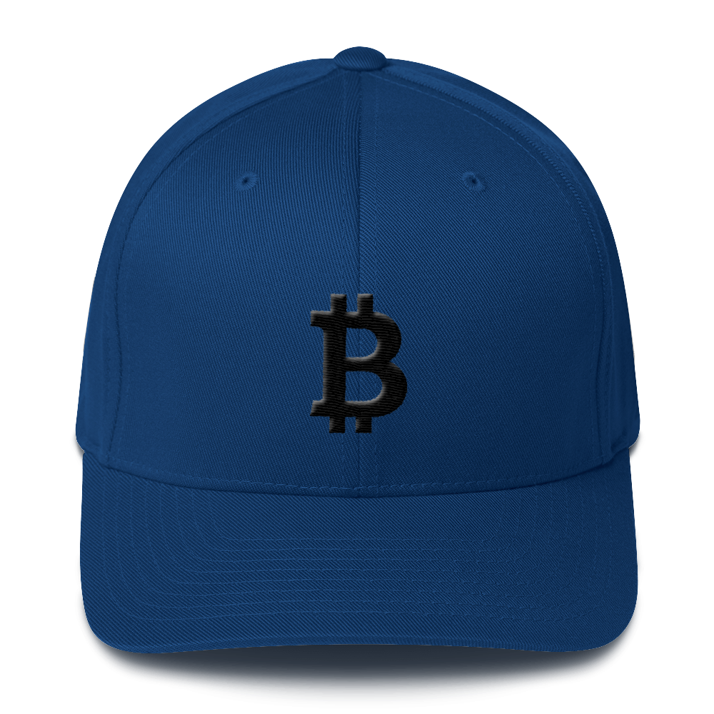 Bitcoin Blacknet SE Flexfit Cap  zeroconfs Royal Blue S/M 