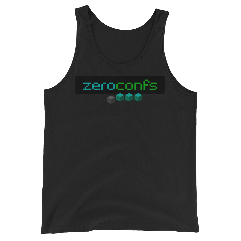Zeroconfs.com Tank Top  zeroconfs Black XS 