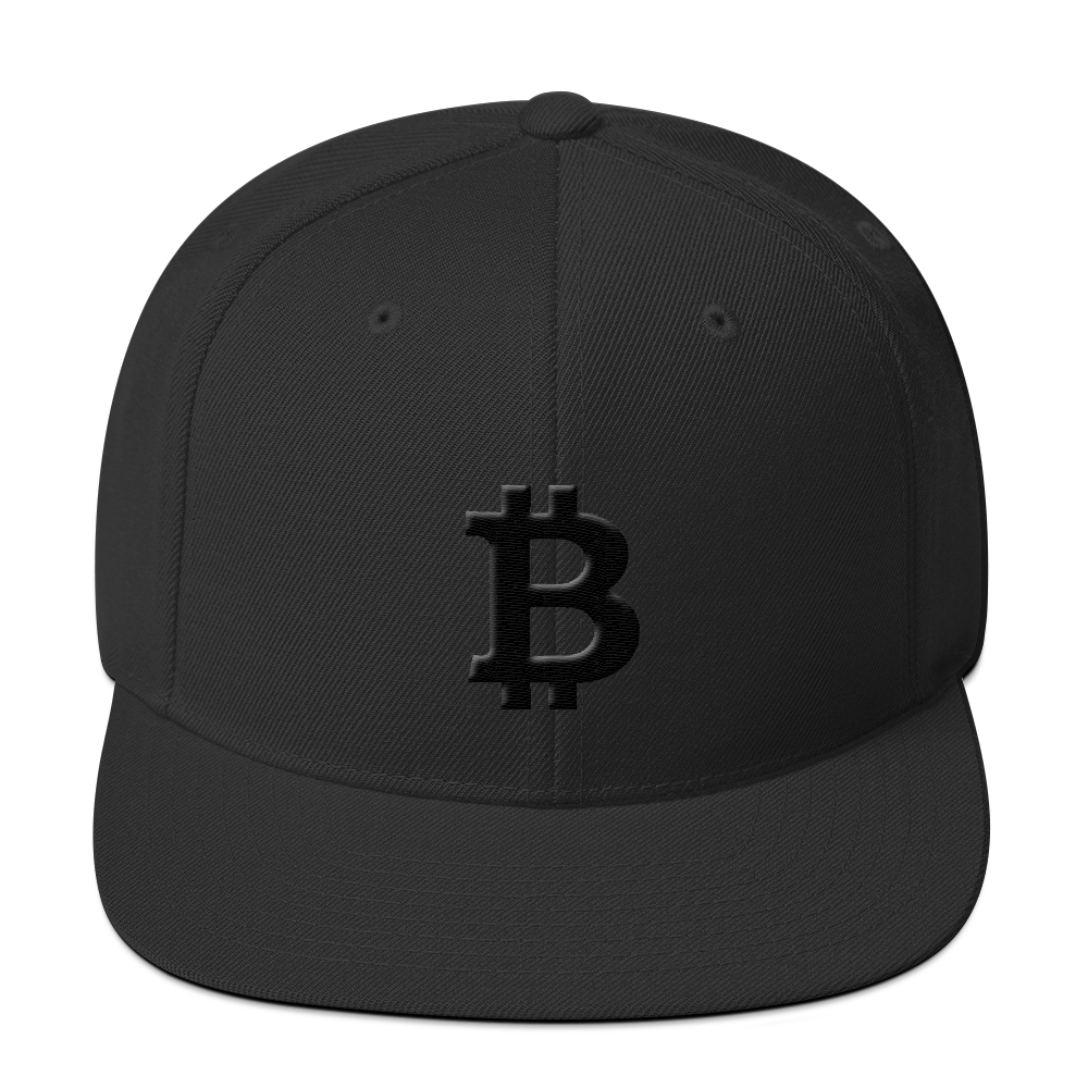 Bitcoin Blacknet SE Snapback Hat  zeroconfs Black  