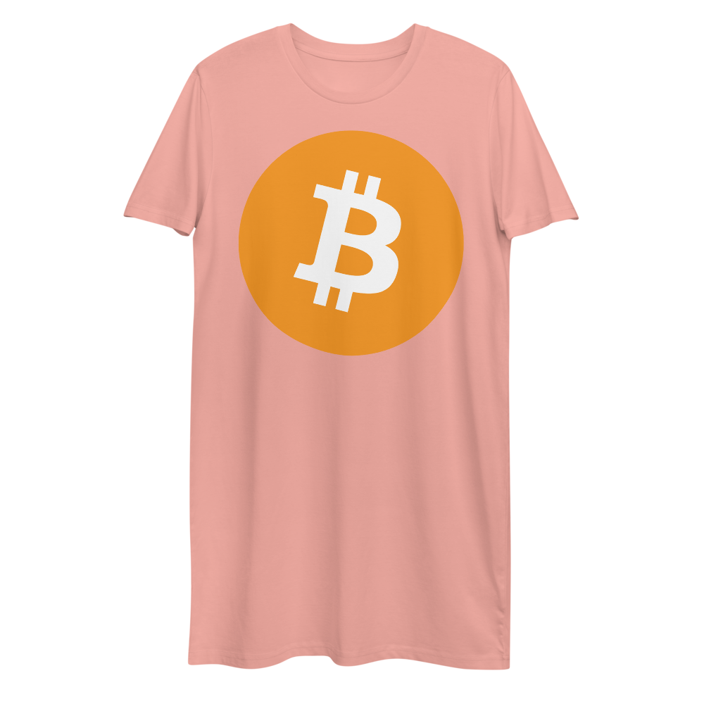 Bitcoin Core Premium T-Shirt Dress  zeroconfs Canyon Pink XS 