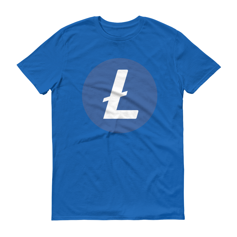 Litecoin Short-Sleeve T-Shirt  zeroconfs Royal Blue S 