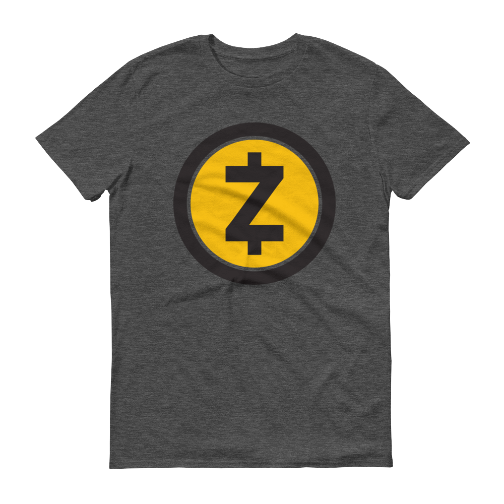Zcash Short-Sleeve T-Shirt  zeroconfs Heather Dark Grey S 