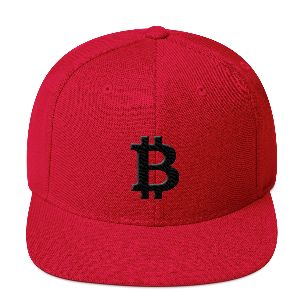Bitcoin Blacknet SE Snapback Hat  zeroconfs Red  
