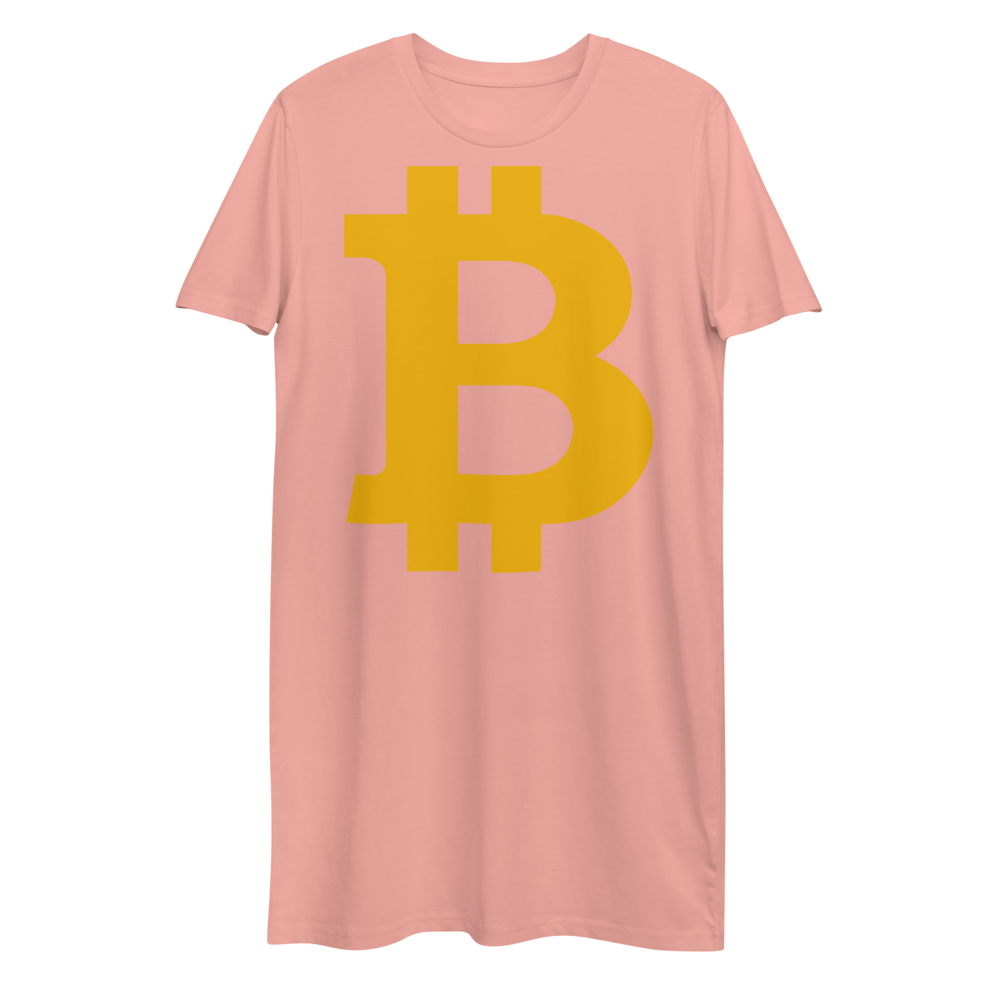 Bitcoin B Premium T-Shirt Dress  zeroconfs Canyon Pink XS 