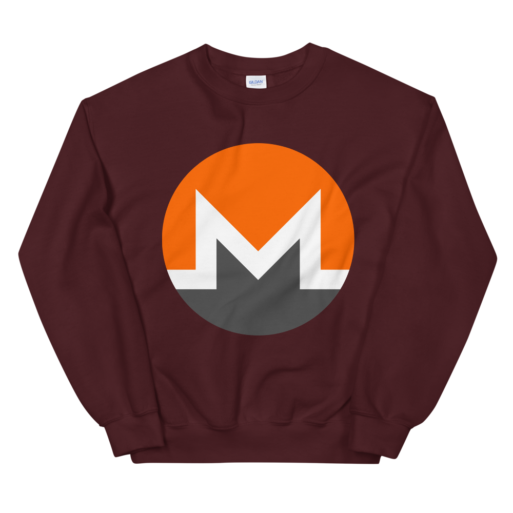 Monero Sweatshirt  zeroconfs Maroon S 