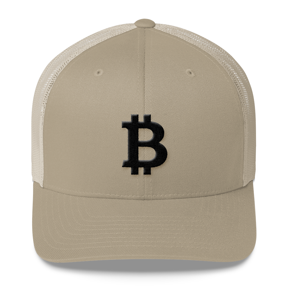 Bitcoin Blacknet SE Trucker Cap  zeroconfs Khaki  