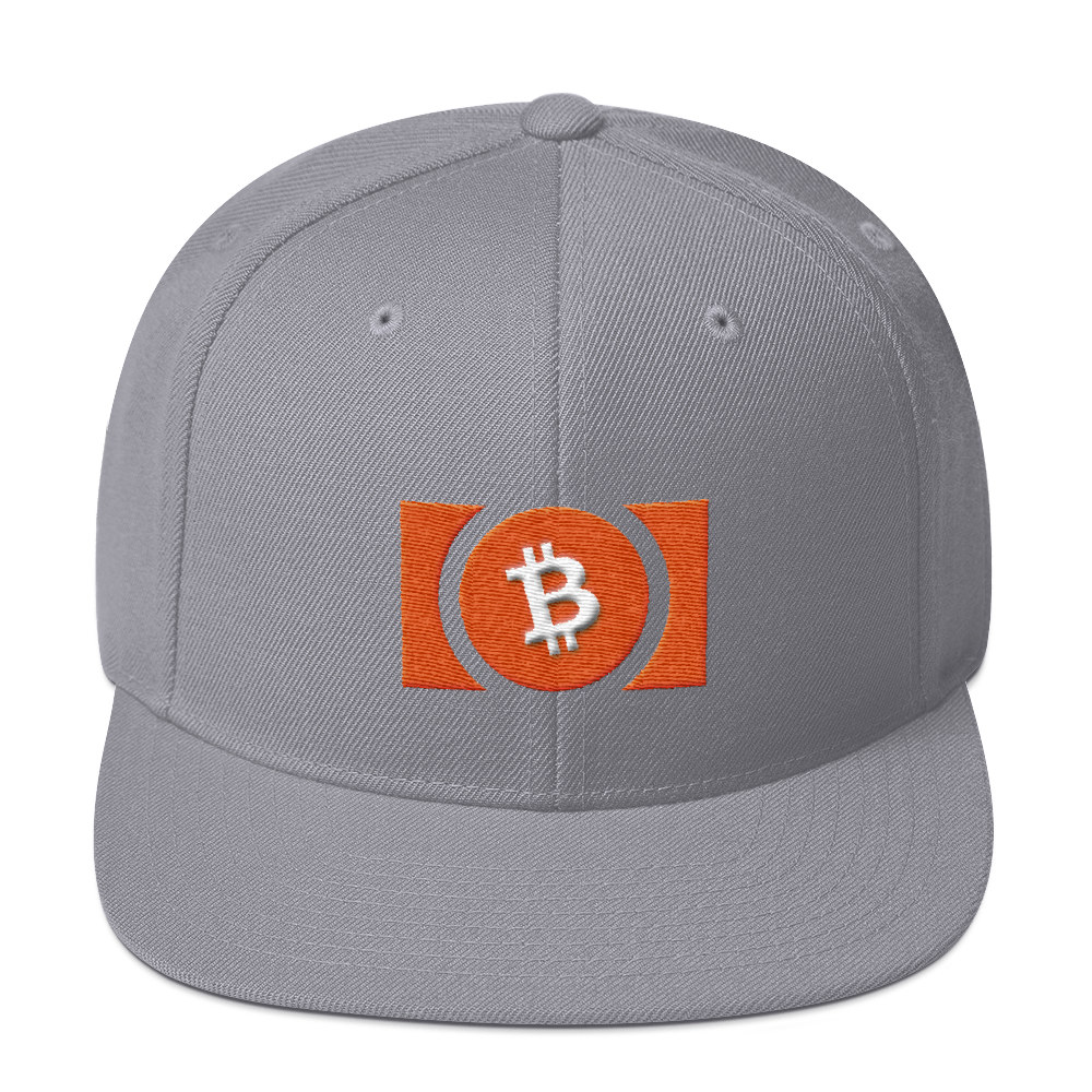 Bitcoin Cash Snapback Hat  zeroconfs Silver  