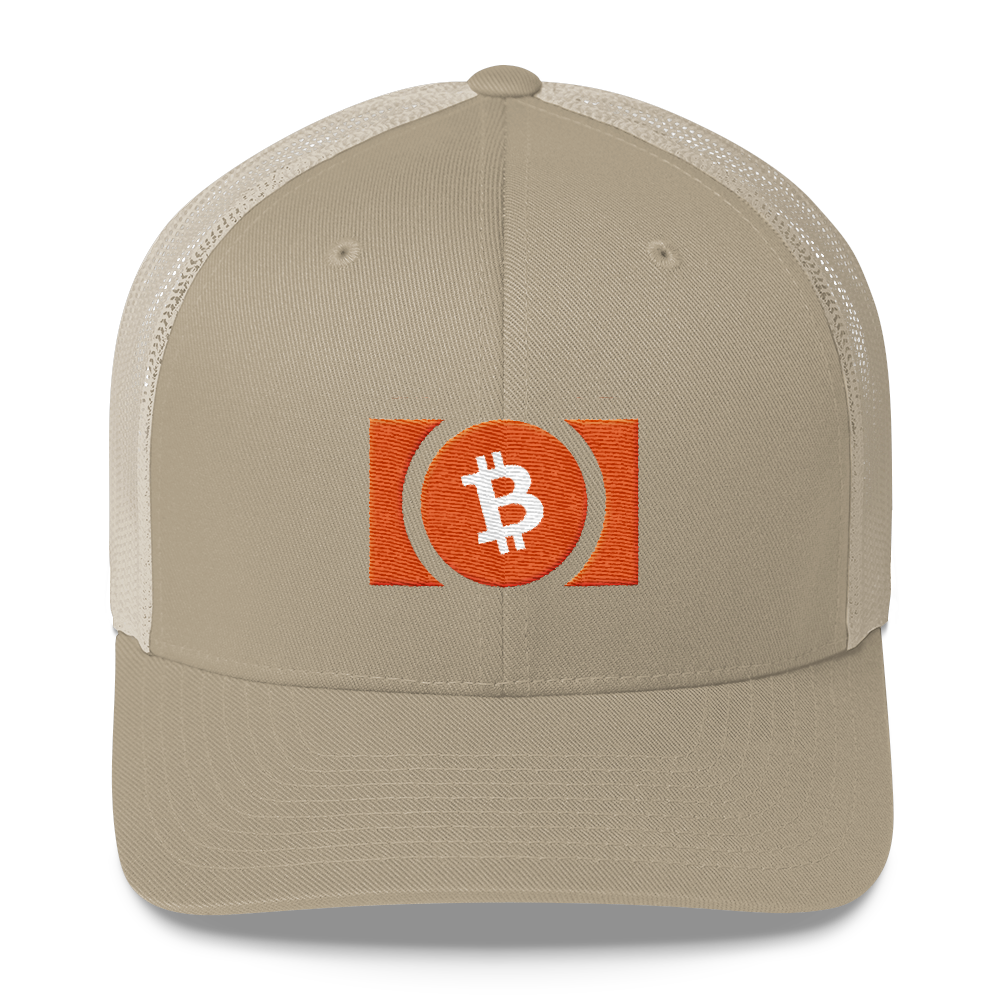 Bitcoin Cash Trucker Cap  zeroconfs Khaki  