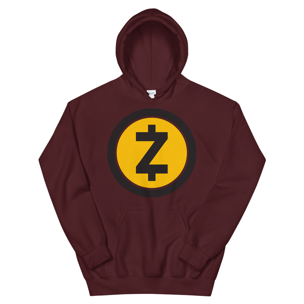 Zcash Hooded Sweatshirt  zeroconfs Maroon S 