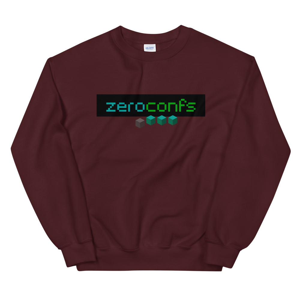 Zeroconfs.com Women's Sweatshirt  zeroconfs Maroon S 