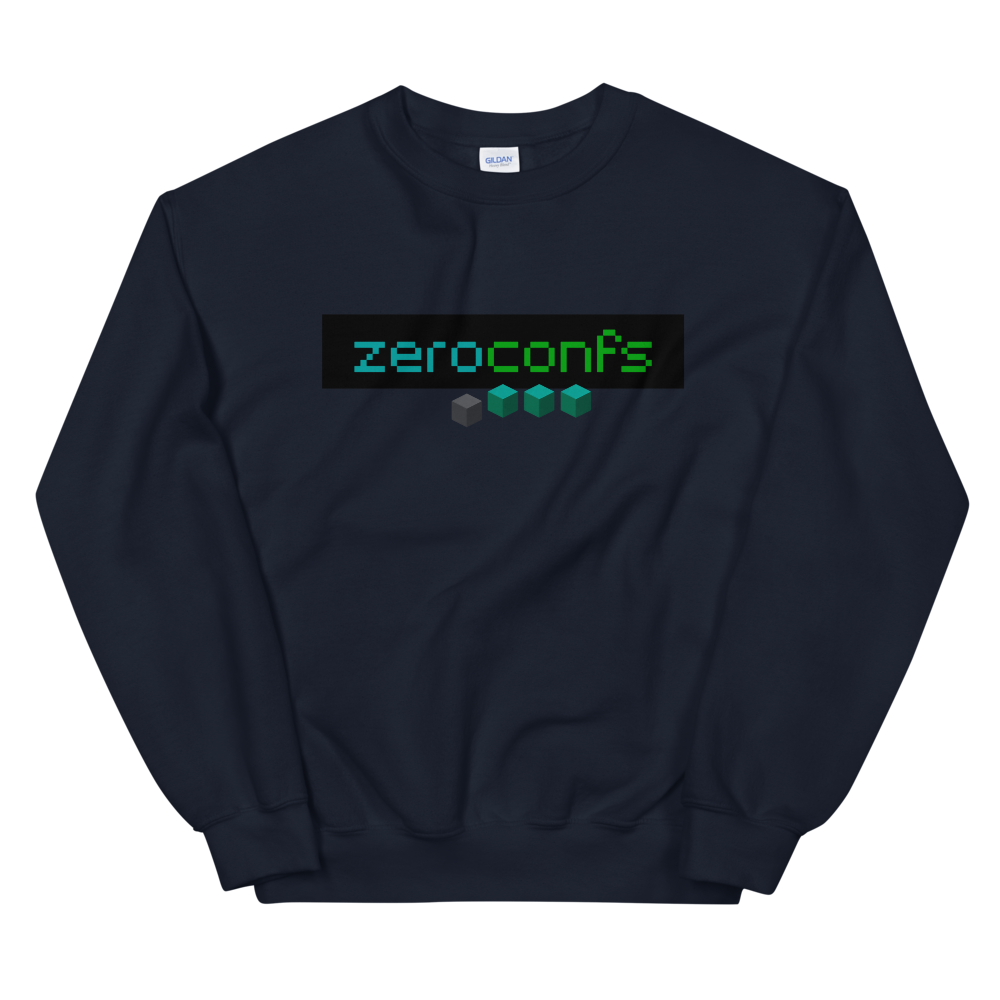 Zeroconfs.com Sweatshirt  zeroconfs Navy S 