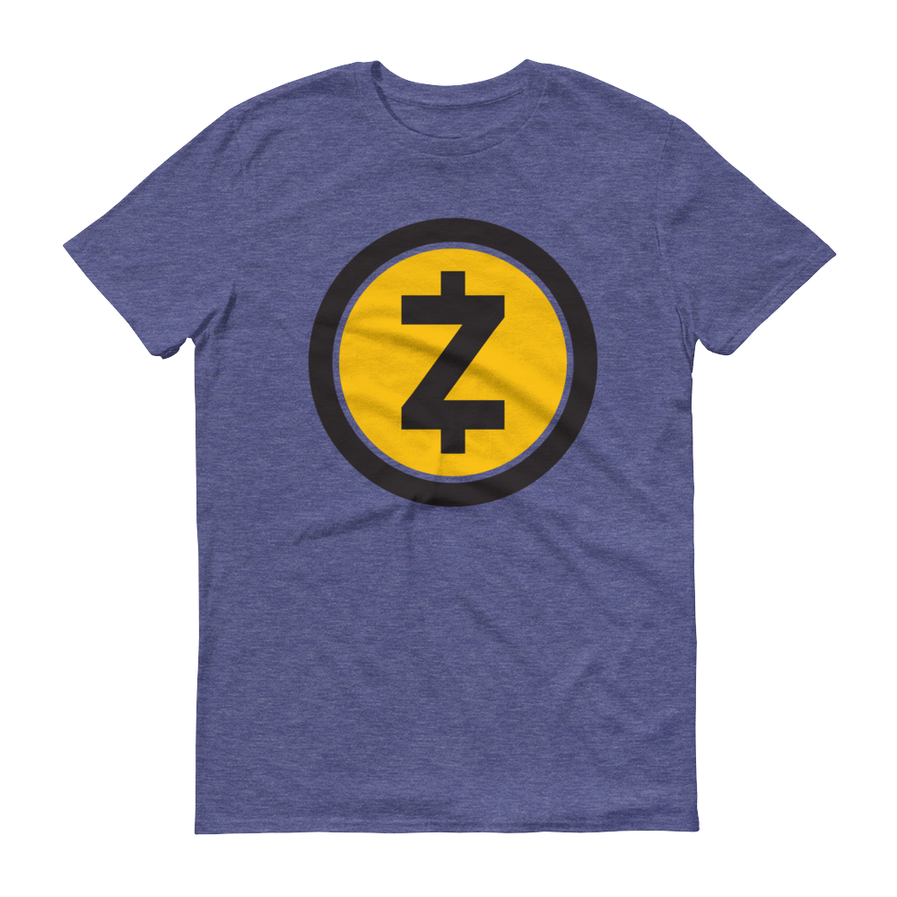 Zcash Short-Sleeve T-Shirt  zeroconfs Heather Blue S 