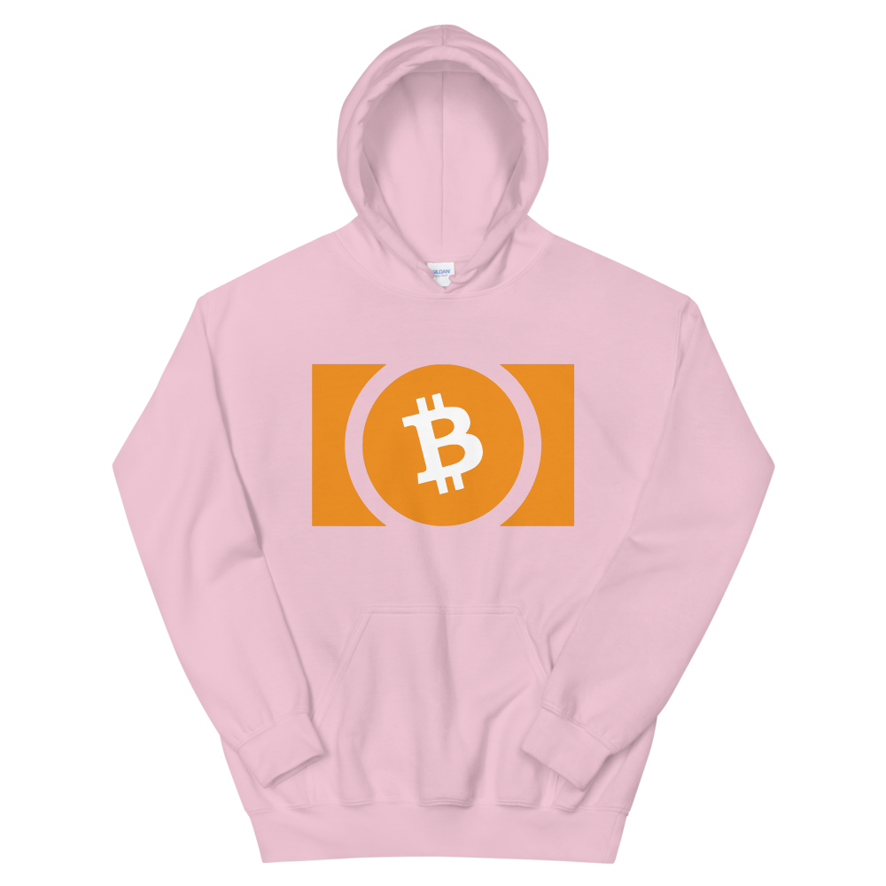 Bitcoin Cash Hooded Sweatshirt  zeroconfs Light Pink S 