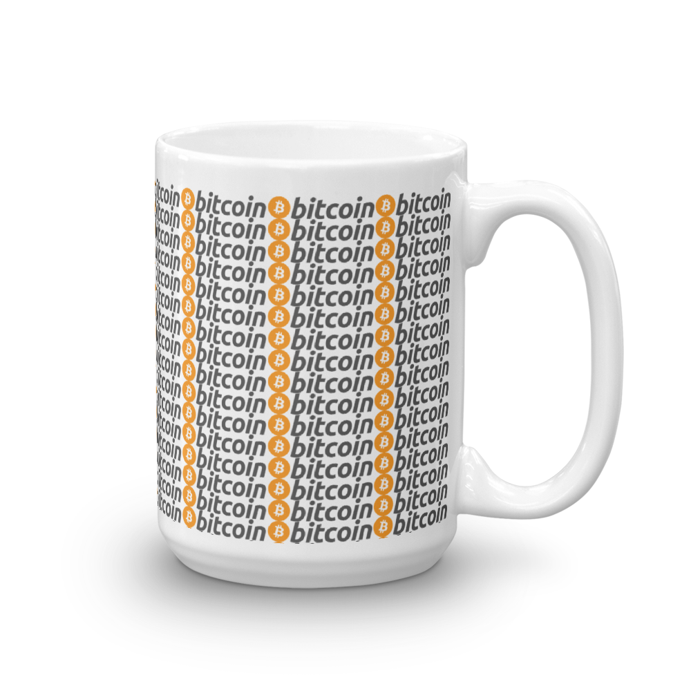 Bitcoins Coffee Mug  zeroconfs 15oz  