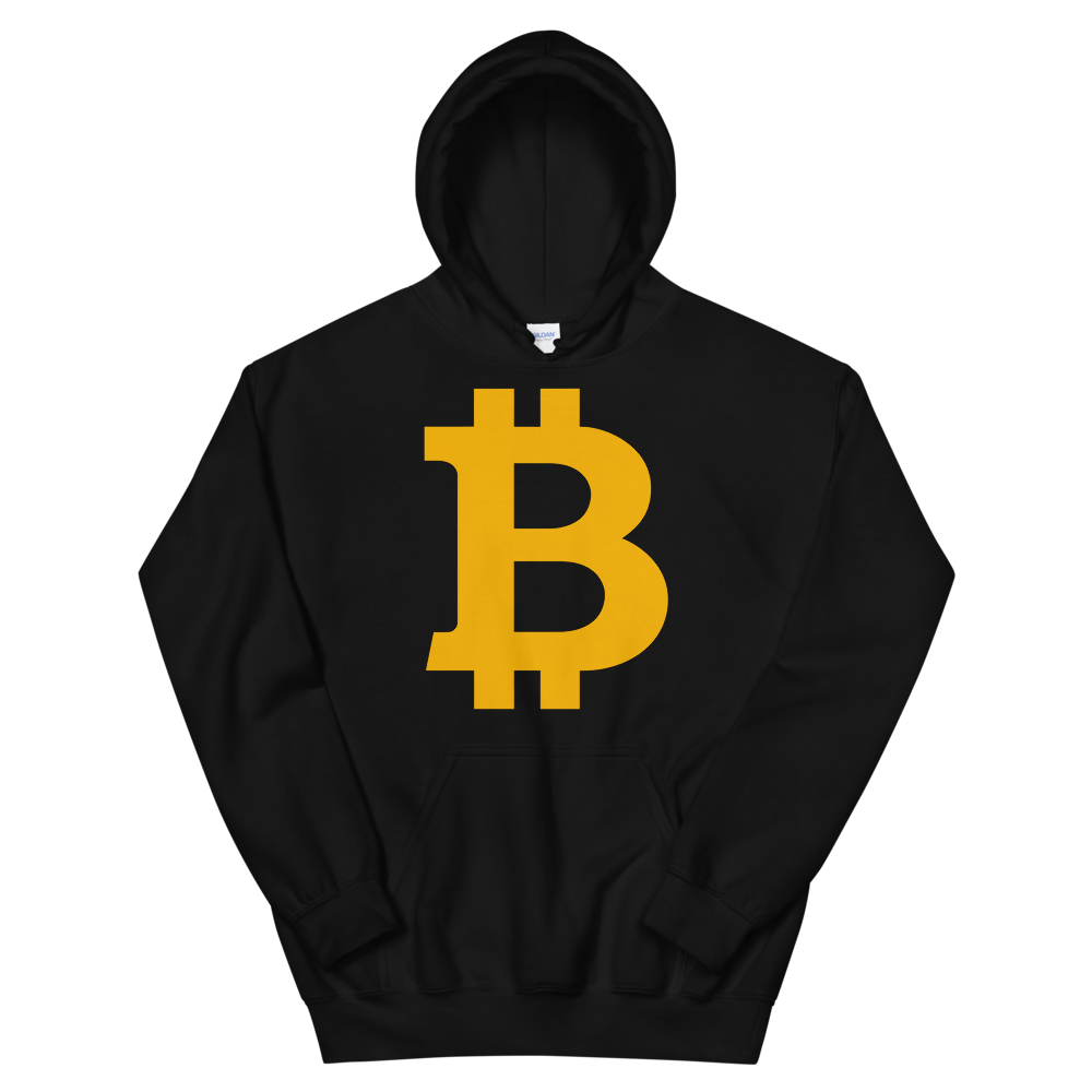 Bitcoin B Hooded Sweatshirt  zeroconfs Black S 