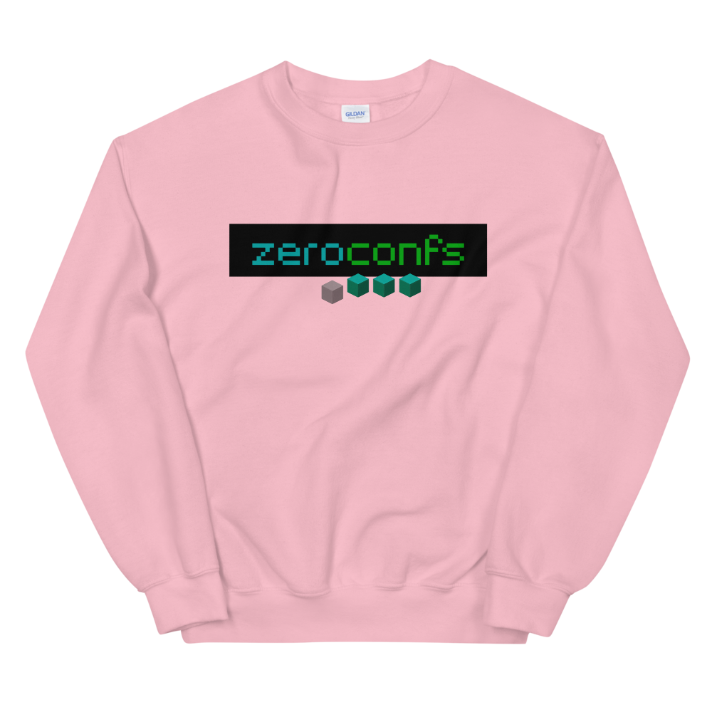 Zeroconfs.com Women's Sweatshirt  zeroconfs Light Pink S 