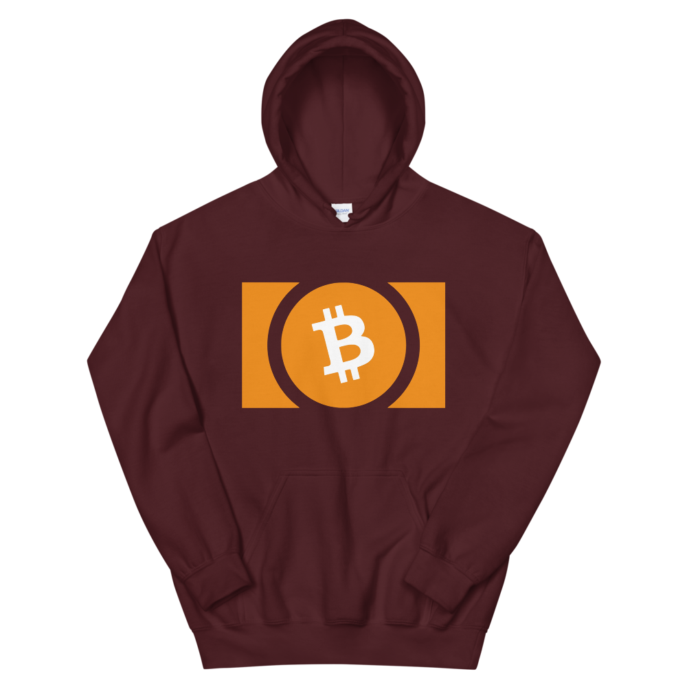 Bitcoin Cash Hooded Sweatshirt  zeroconfs Maroon S 