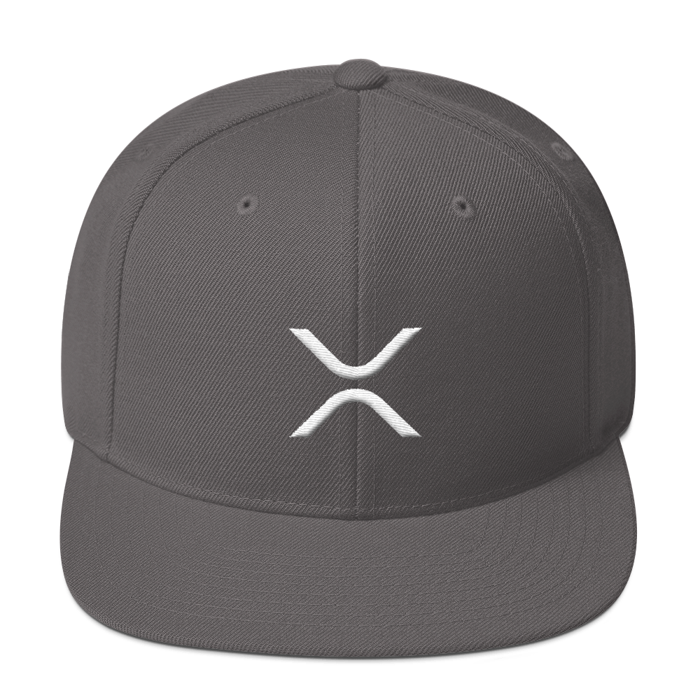 Ripple Snapback Hat  zeroconfs Dark Grey  