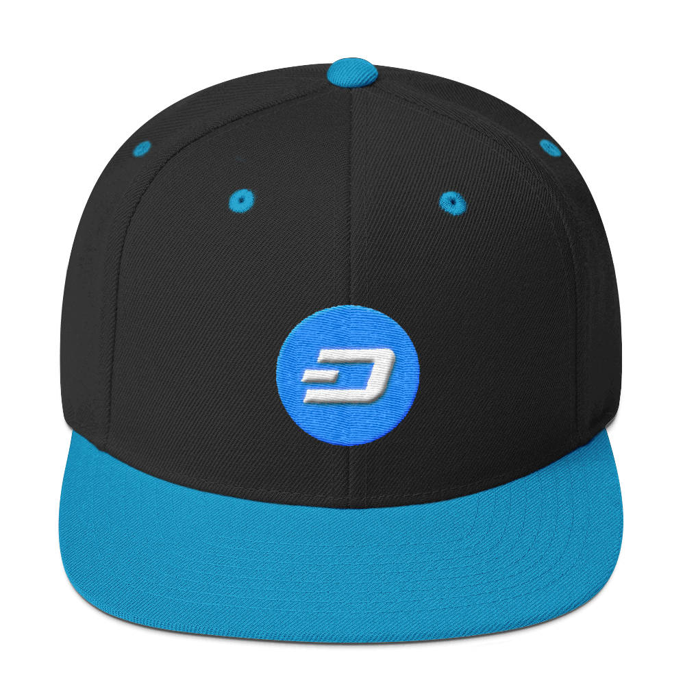 Dash Snapback Hat  zeroconfs Black/ Teal  