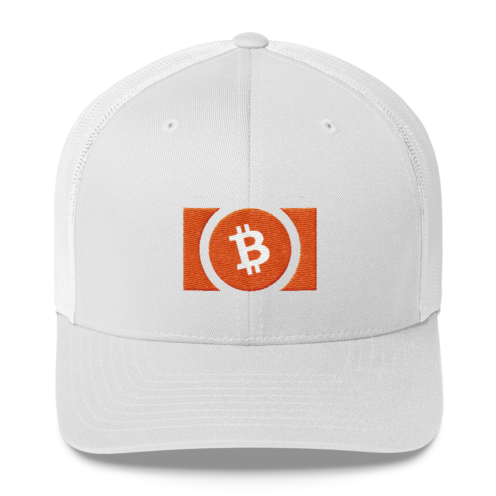 Bitcoin Cash Trucker Cap  zeroconfs White  