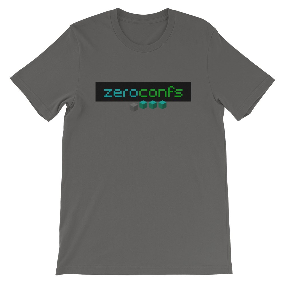 Zeroconfs.com Short-Sleeve T-Shirt  zeroconfs Asphalt S 