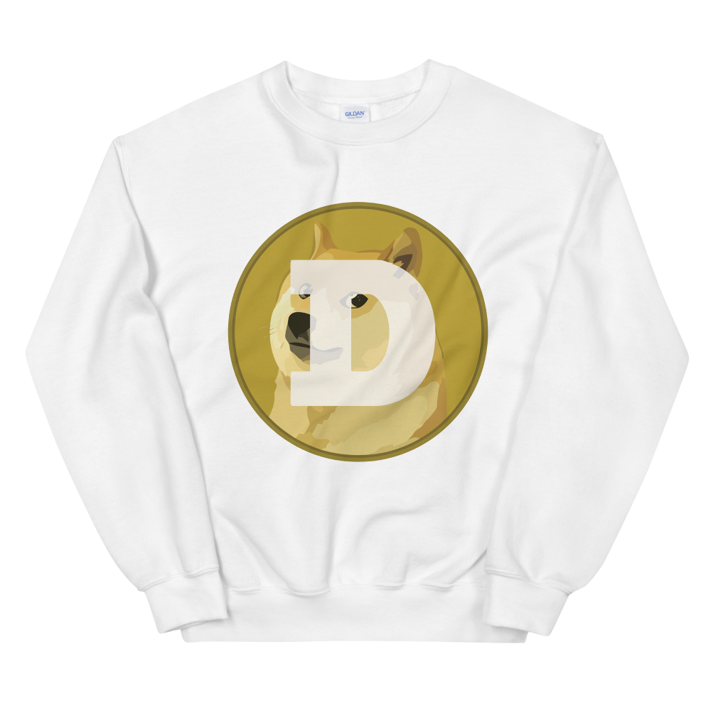 Dogecoin Women's Sweatshirt  zeroconfs White S 