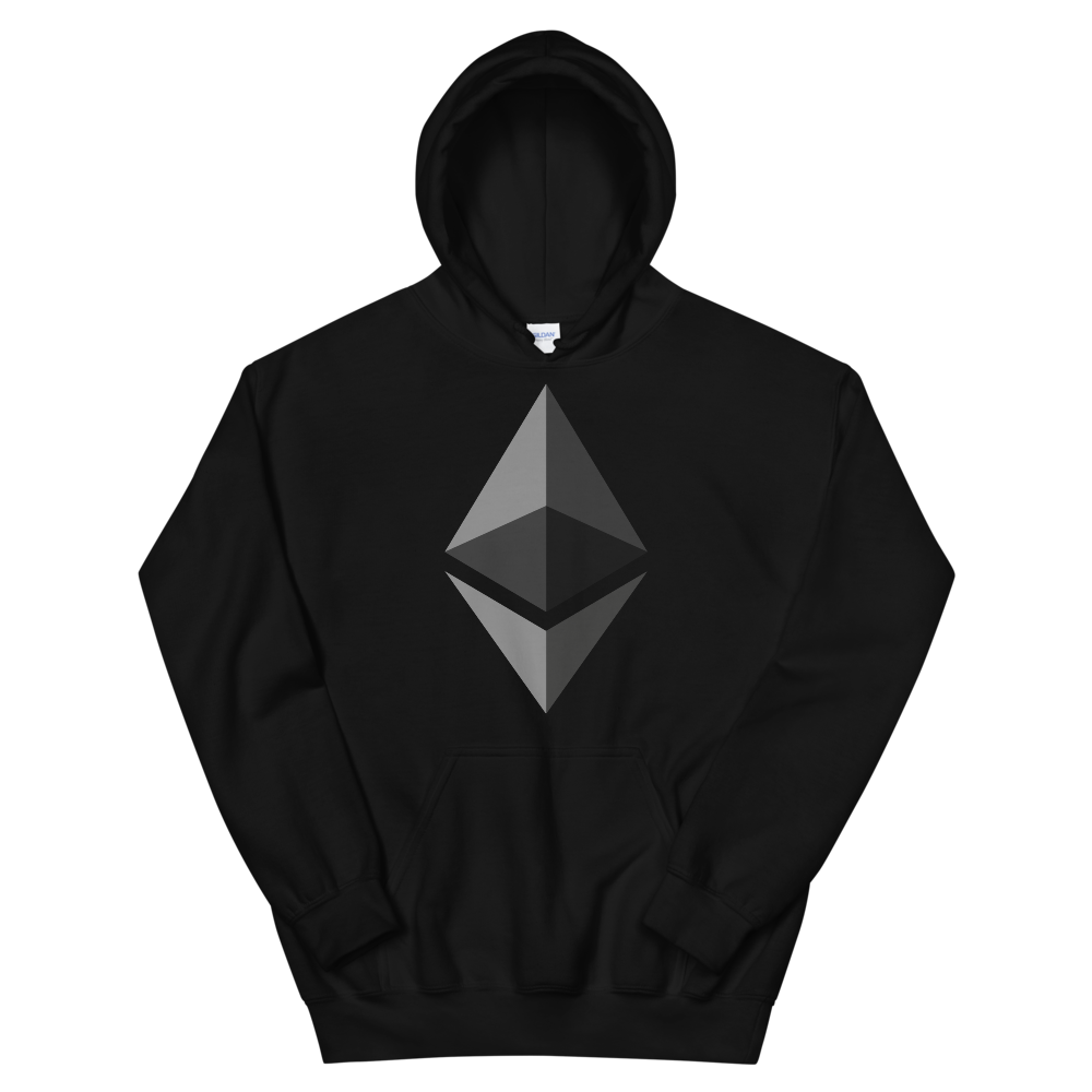 Ethereum Hooded Sweatshirt  zeroconfs Black S 