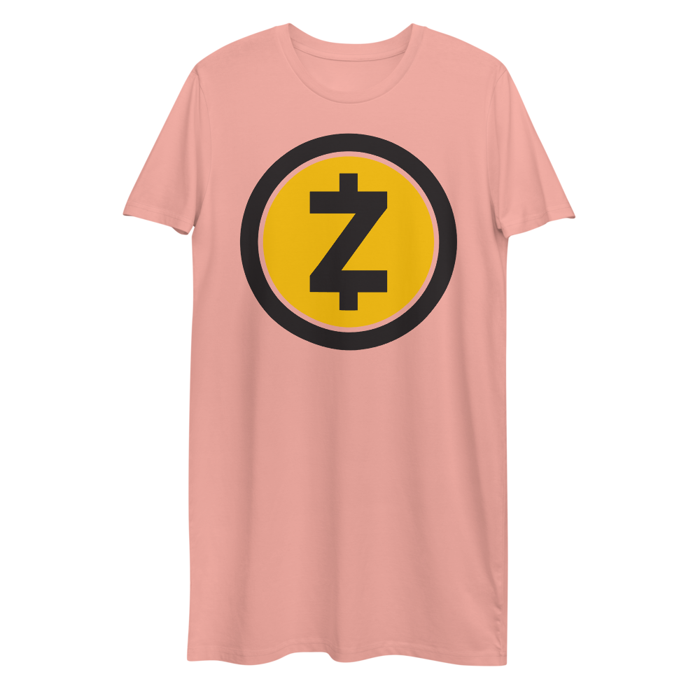 Zcash Premium T-Shirt Dress  zeroconfs Canyon Pink XS 