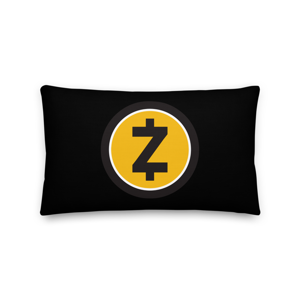 Zcash Premium Pillow  zeroconfs 20×12  