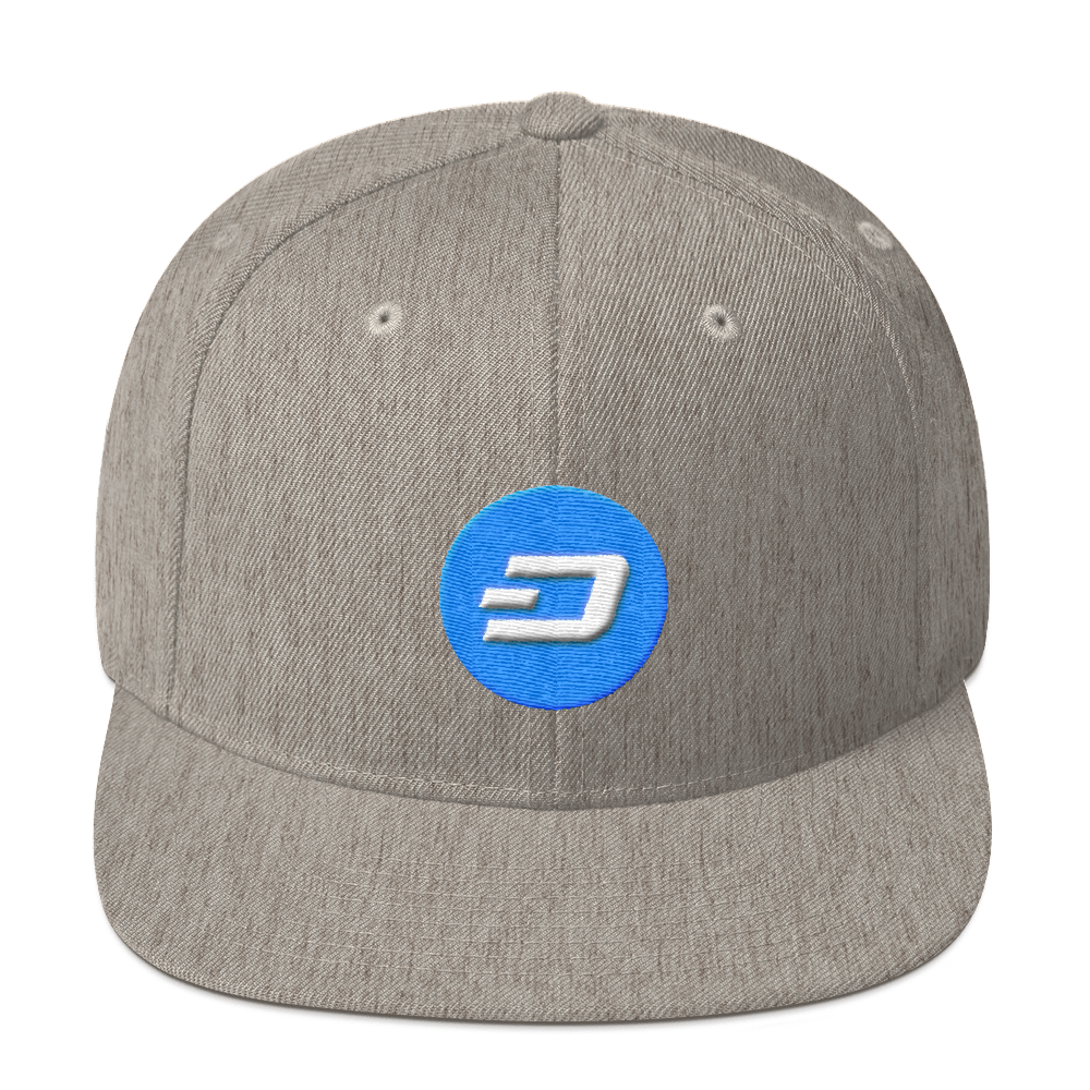 Dash Snapback Hat  zeroconfs Heather Grey  