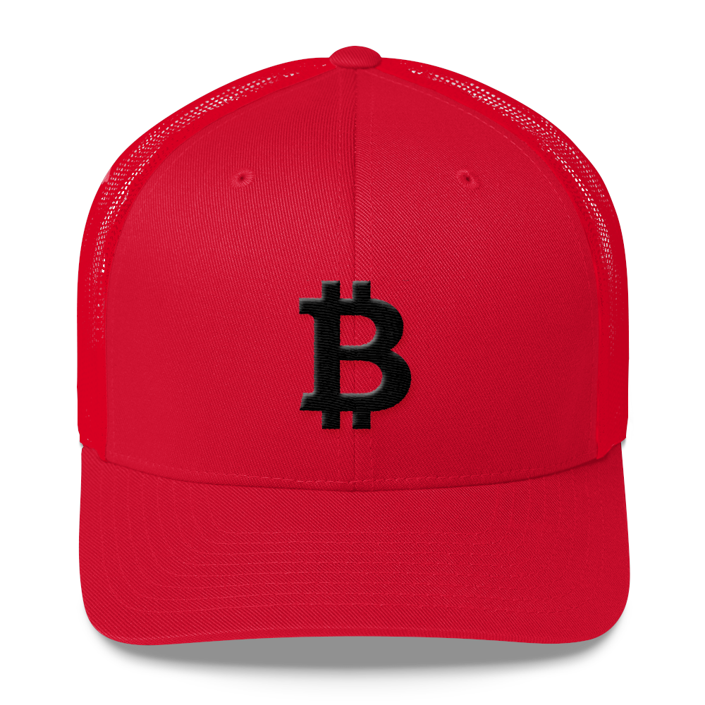 Bitcoin Blacknet SE Trucker Cap  zeroconfs Red  