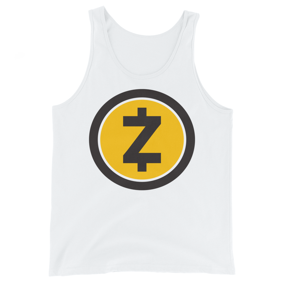 Zcash Tank Top  zeroconfs White XS 