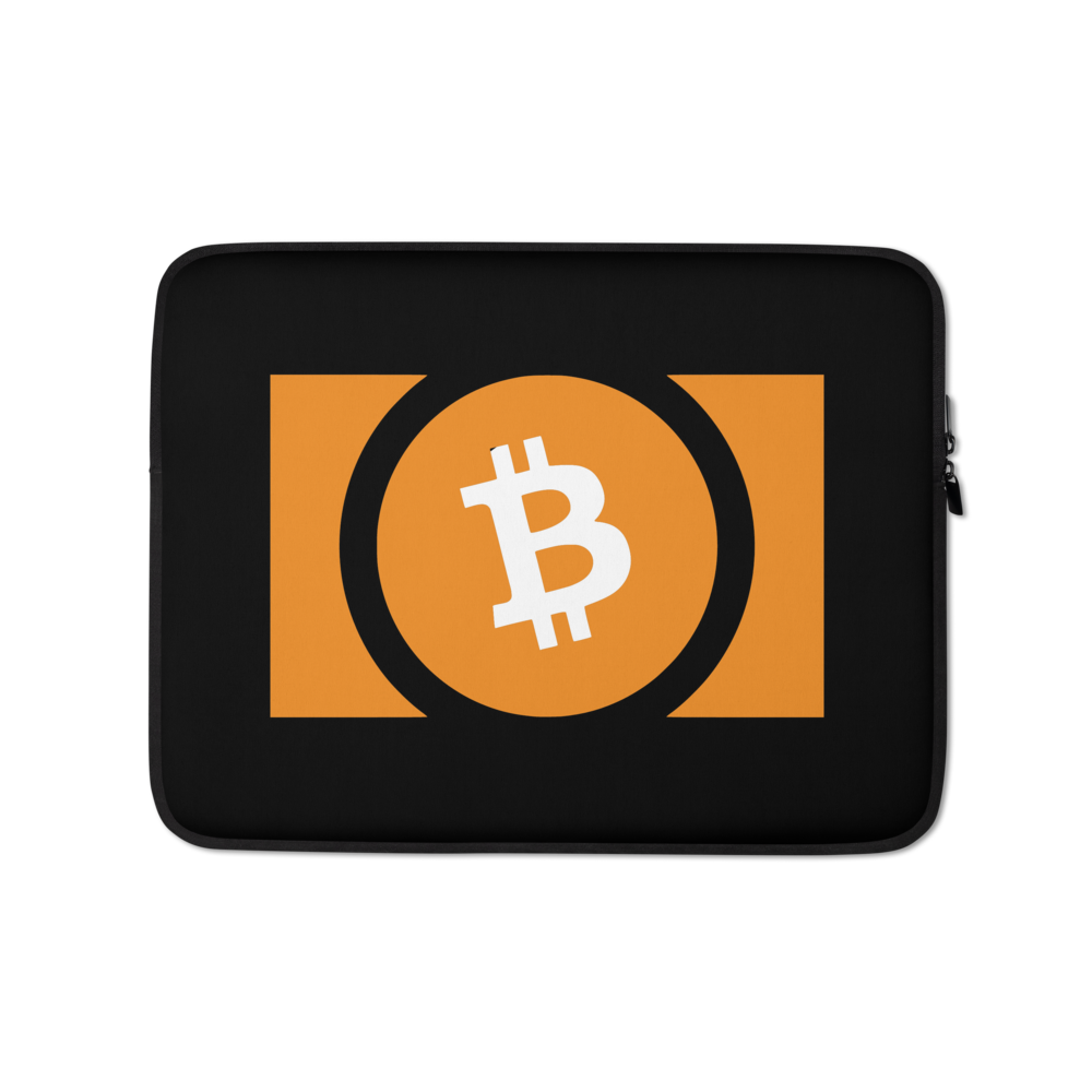 Bitcoin Cash Laptop Sleeve  zeroconfs 13 in  