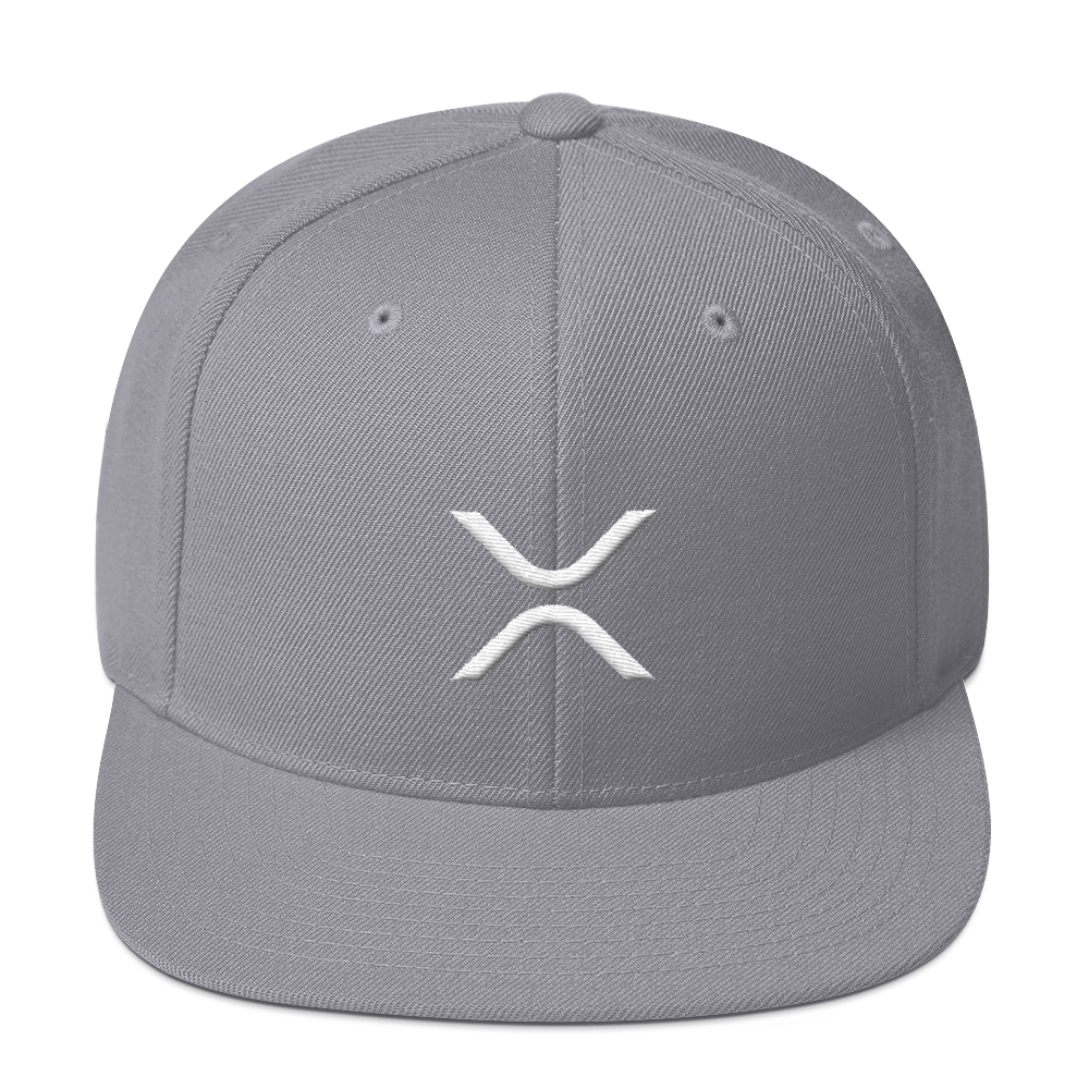 Ripple Snapback Hat  zeroconfs Silver  