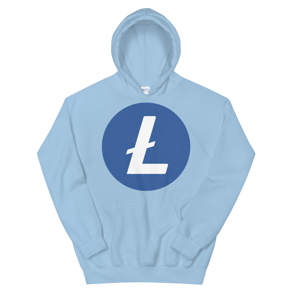 Litecoin Women's Hooded Sweatshirt  zeroconfs Light Blue S 