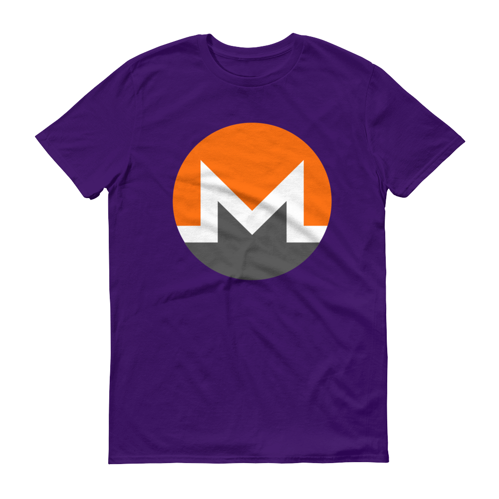 Monero Short-Sleeve T-Shirt  zeroconfs Purple S 