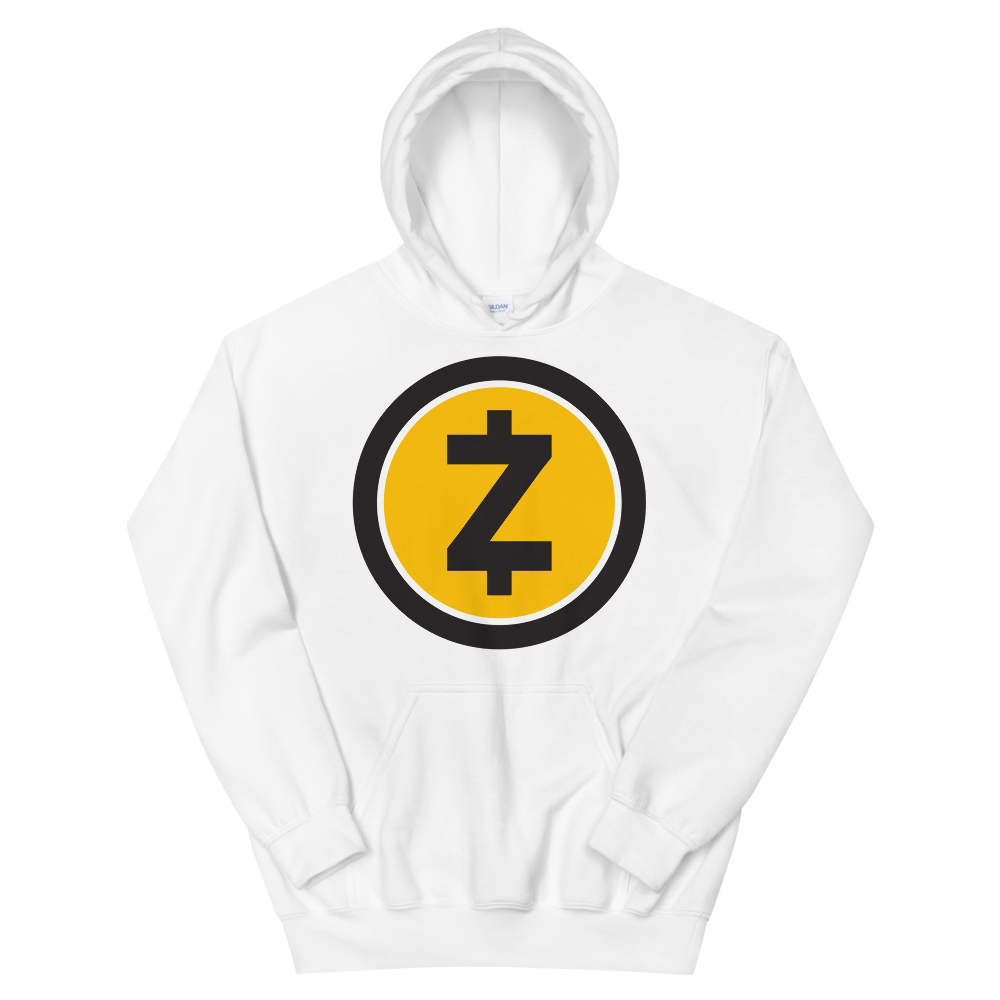 Zcash Hooded Sweatshirt  zeroconfs White S 