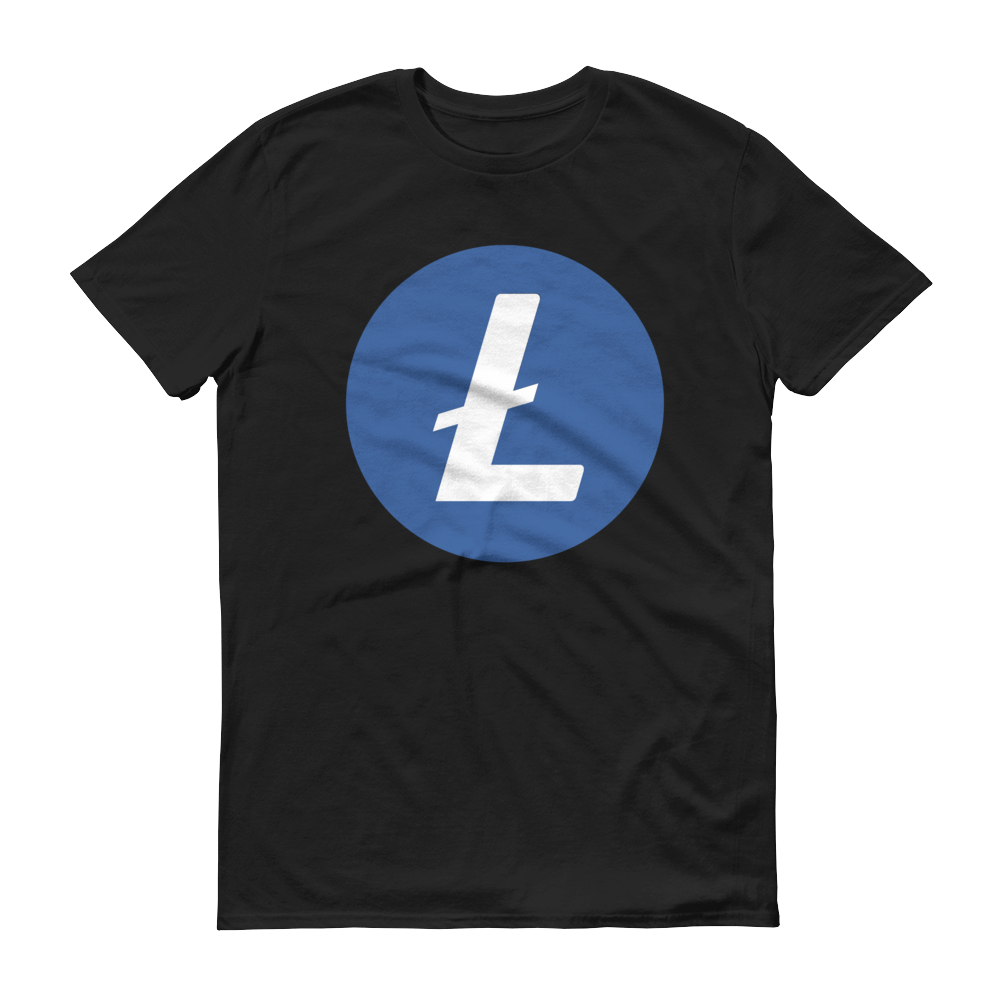 Litecoin Short-Sleeve T-Shirt  zeroconfs Black S 