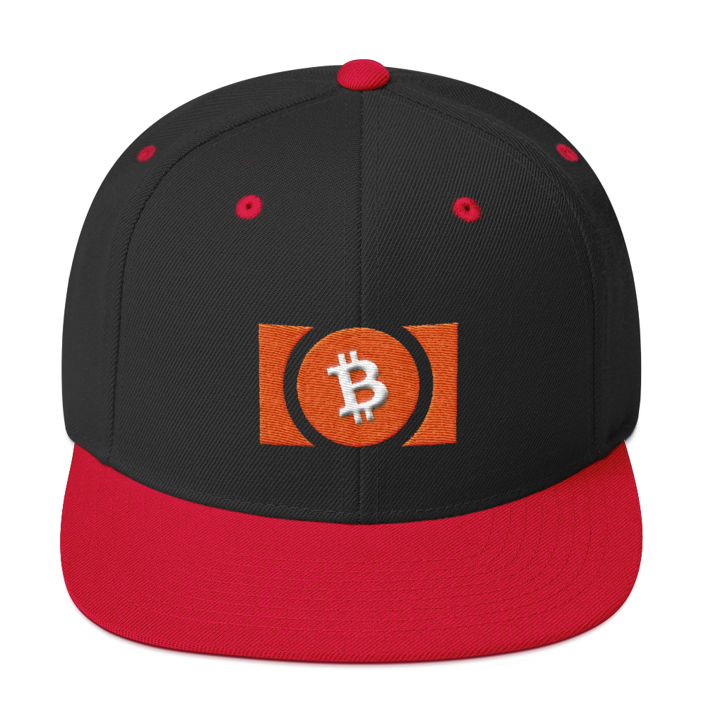 Bitcoin Cash Snapback Hat  zeroconfs Black/ Red  
